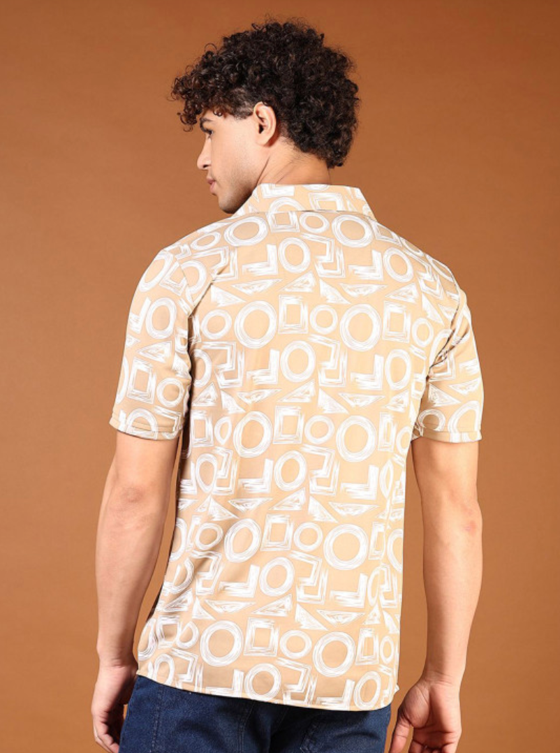Men Opaque Printed Casual Shirt